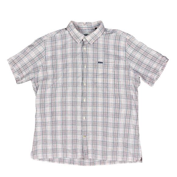 Barbour Other - Barbour Deanhill Short Sleeve Button Up Regular Shirt Pink Plaid Size Medium